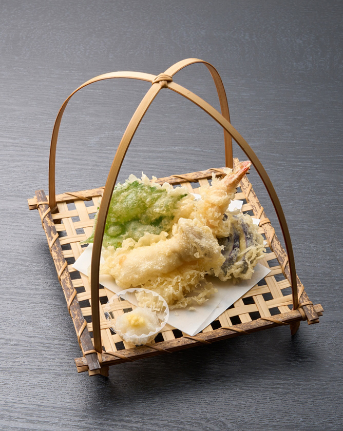 穴子と牡蠣 まめたぬき